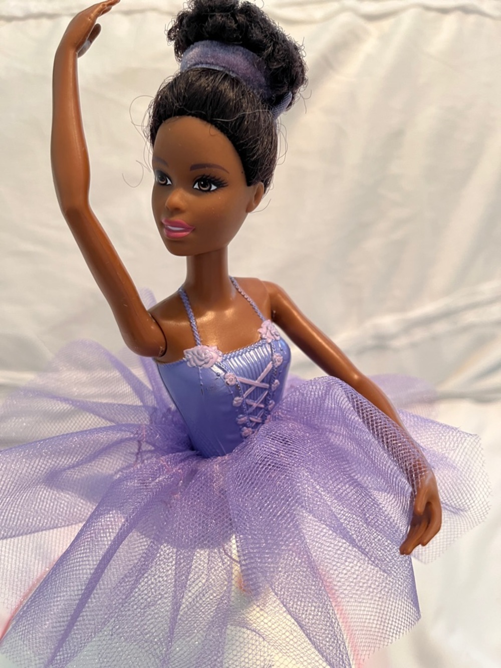 Mattel African American Ballerina Barbie Lavender